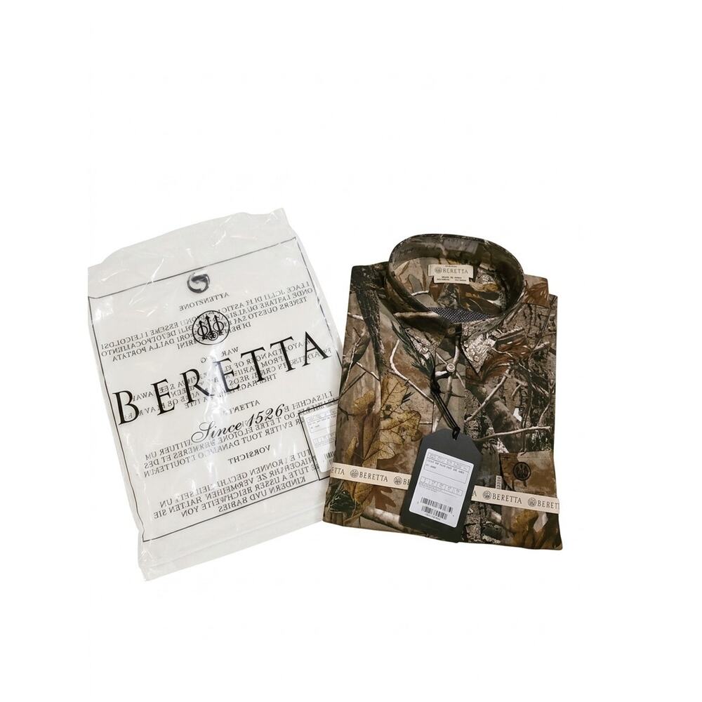 NWT Mens Beretta Large Long-Sleeved VENTED SHOOTING Shirt Hunting Fishing Hiking